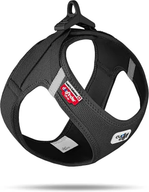 Curli Air Mesh Clasp Black Vest Harness