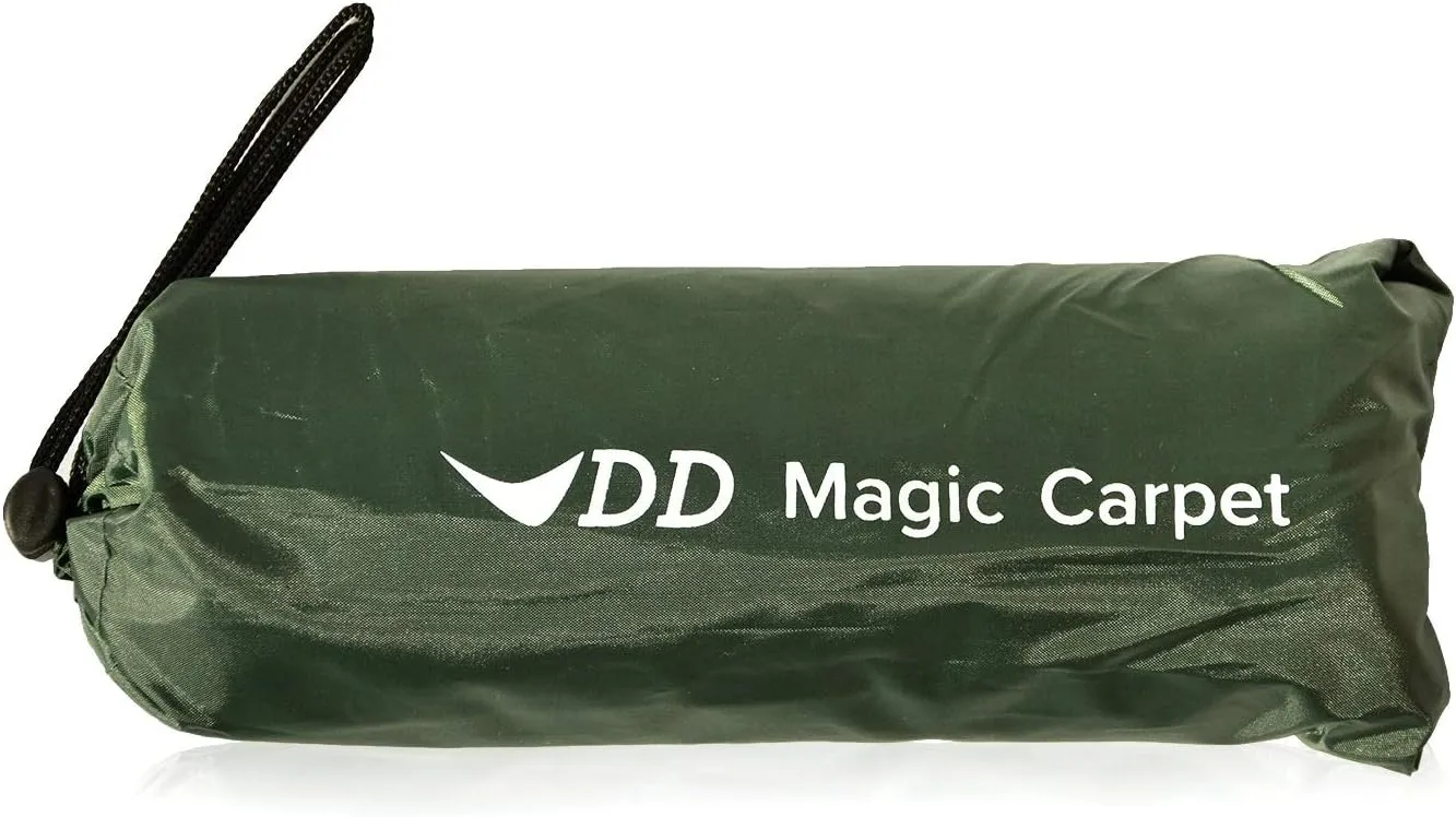 DD Hammocks - DD Magic Carpet Regular Size: 4.6ft x 4.6ft Fully Waterproof Compact Tarpaulin Rainfly for Ground Sheet Camping and Tarp Shelters
