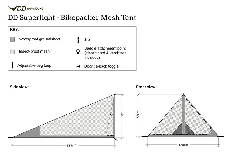 DD SuperLight - Bikepacker Mesh Tent