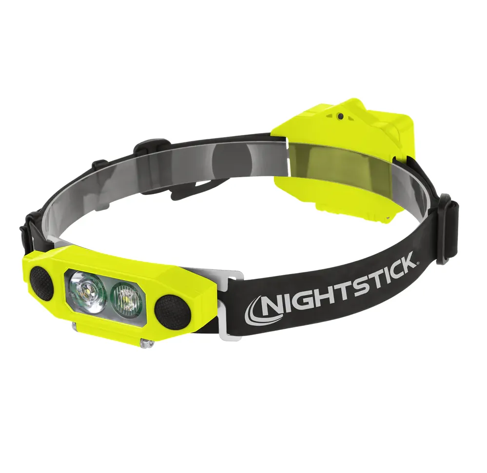 DICATA™ Intrinsically Safe Low-Profile Dual-Light Headlamp- UL913/ATEX