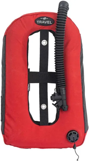 Dive Rite Travel Wing 16" Inflator with Pull Dump Red