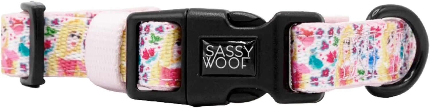Dog Collar Disney Princess Sleeping Beauty Aurora - L, Adjustable, Durable, Comfortable and Stylish Pet Accessories for Large Dogs - Officially Licensed