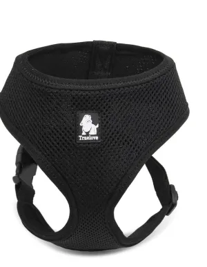 Dog Harness with Steel D Ring - Black, M