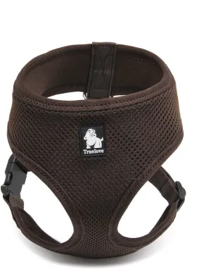 Dog Harness with Steel D Ring - Brown, XL