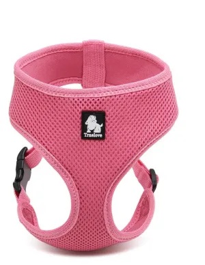 Dog Harness with Steel D Ring - Pink, XS