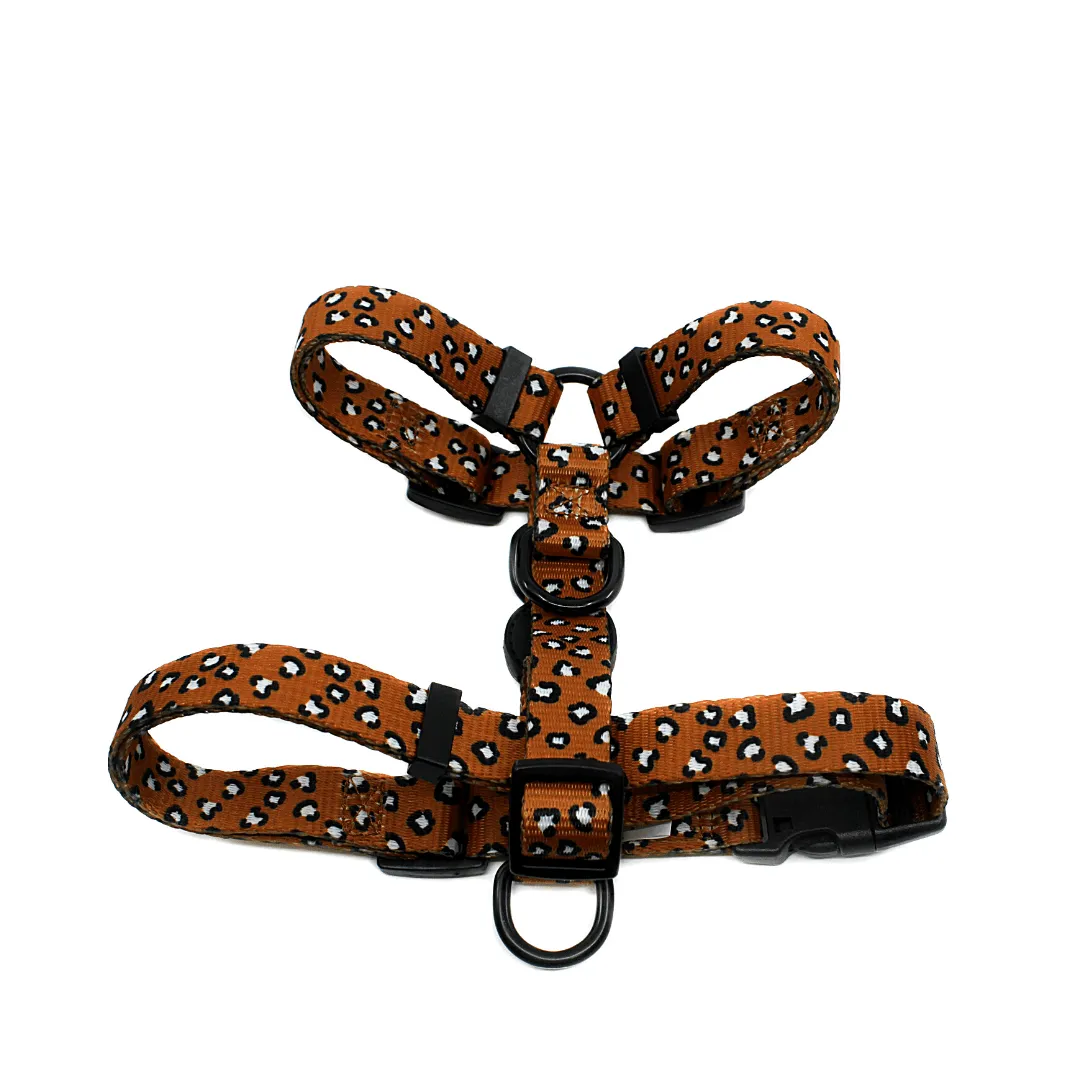 Dog Strap Harness - That Leopard Print