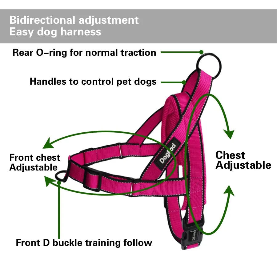 Dog Streamlined Adjustable Harness Sophisticated