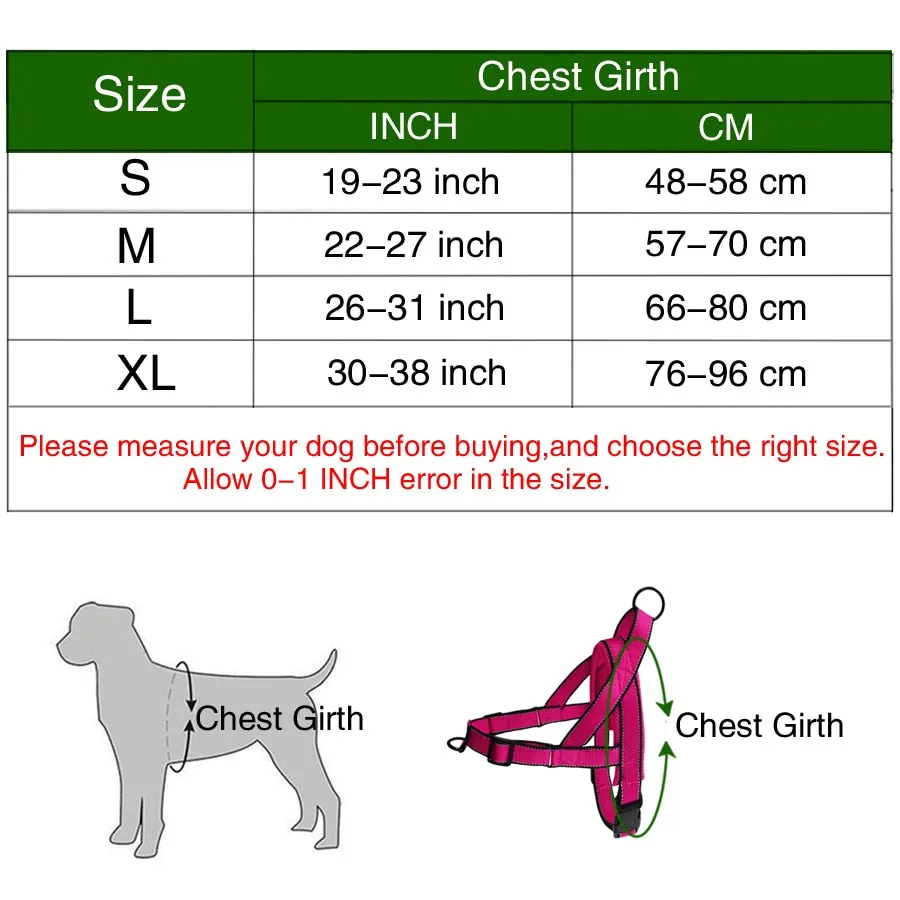 Dog Streamlined Adjustable Harness Sophisticated
