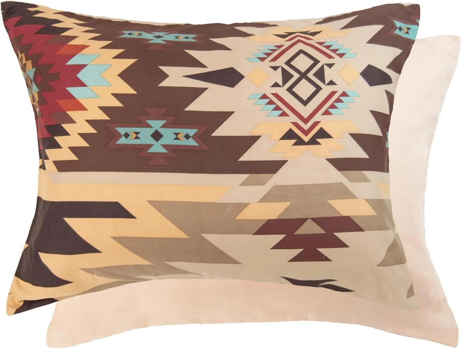 Donna Sharp Sand Dune Comforter Bedding Set - 3-Piece King Size Reversible Comforter Set - Includes 1 Plush Comforter and 2 Pillowcases - Machine Washable