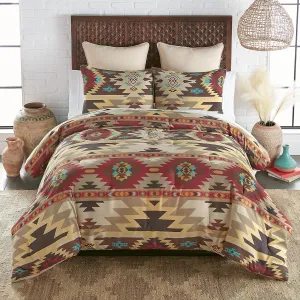 Donna Sharp Sand Dune Comforter Bedding Set - 3-Piece King Size Reversible Comforter Set - Includes 1 Plush Comforter and 2 Pillowcases - Machine Washable