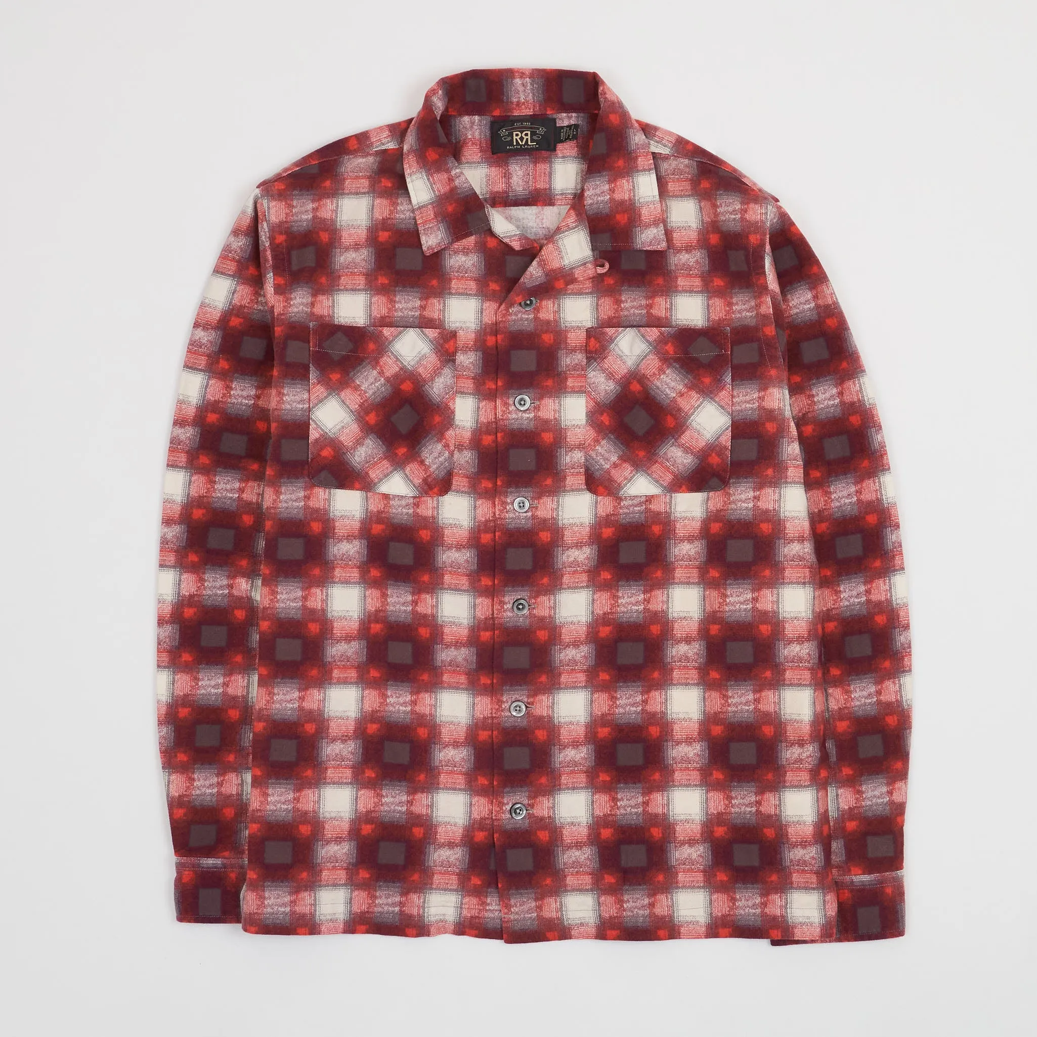 Double RL Plaid Check Overshirt