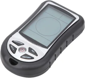 Electronic Altitude Meter, 8 in 1 Handheld Altitude Thermometer with Compass, Barometer, Weather Forecast, Clock,Level, Calendar, Blue LED Backlight, for Mountaineering