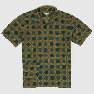 Engineered Garment Batik Short Sleeve Camp Shirt