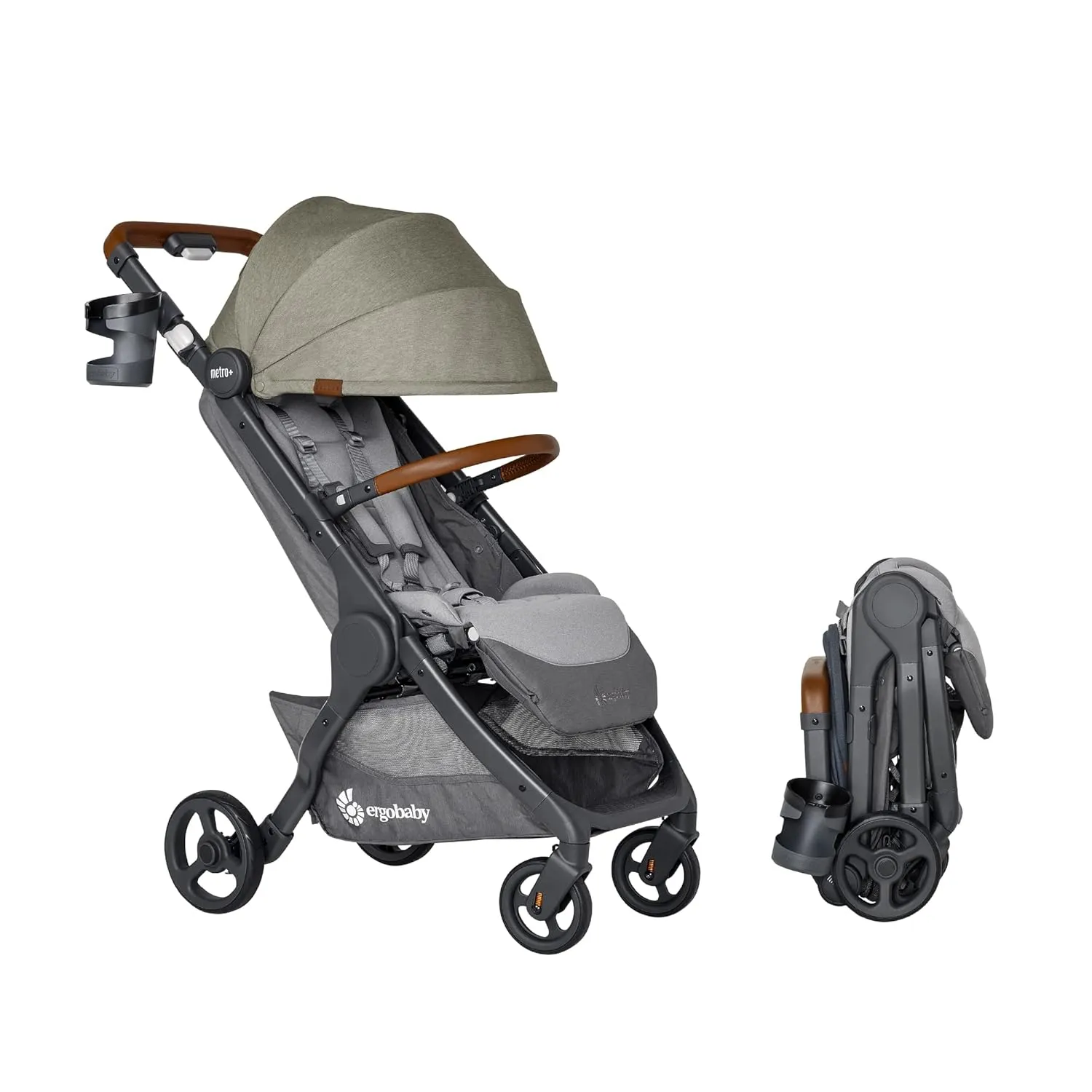 Ergobaby Metro  Deluxe Compact Baby Stroller, Lightweight Umbrella Stroller Folds Down & Metro Lightweight Baby Stroller Accessories, Accessory: Footmuff Bunting Bag