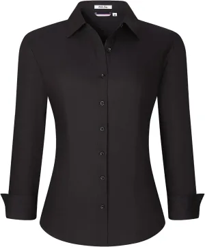 Esabel.C Womens Button Down Shirts Long Sleeve Regular Fit Stretch Work Blouse