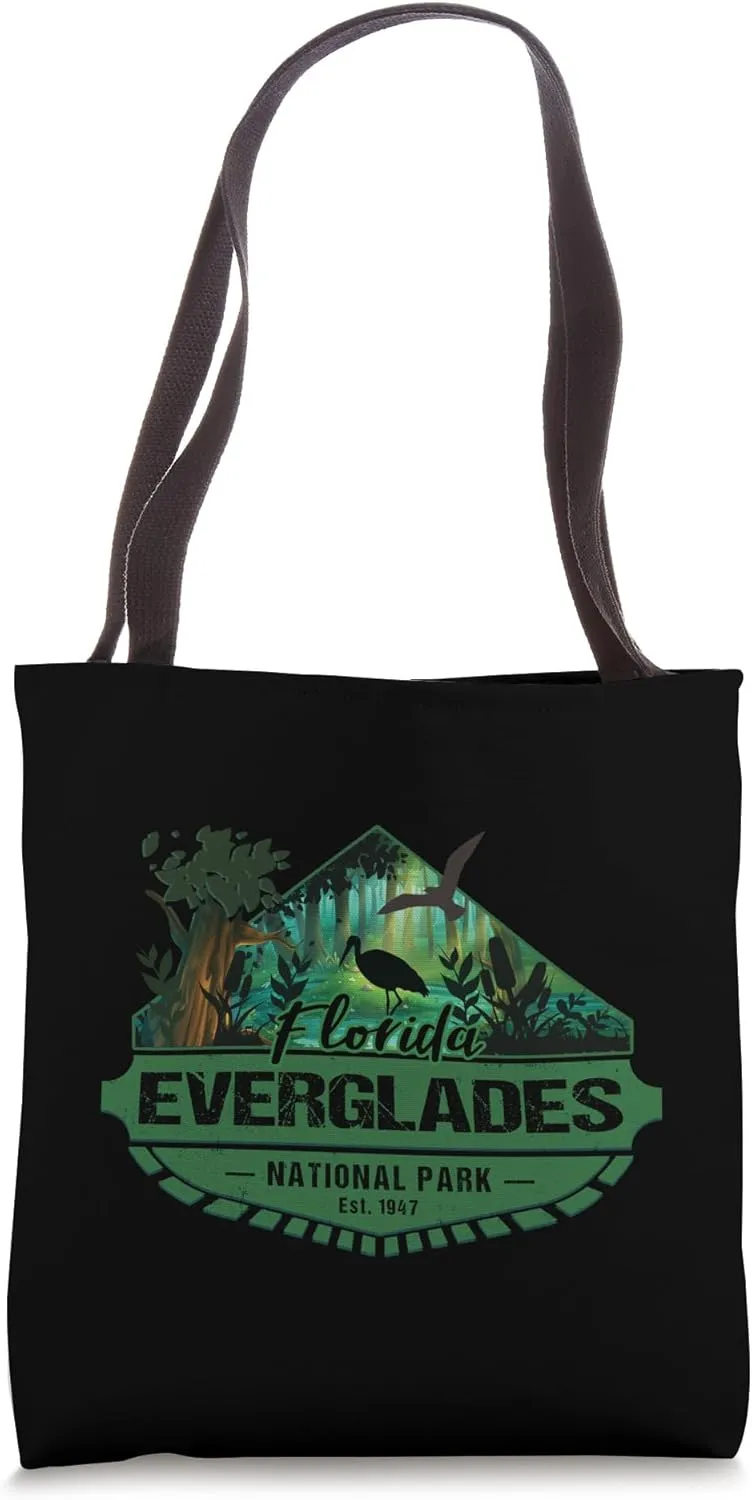 Everglades National Park Florida Wetlands Wildlife Souvenir Tote Bag