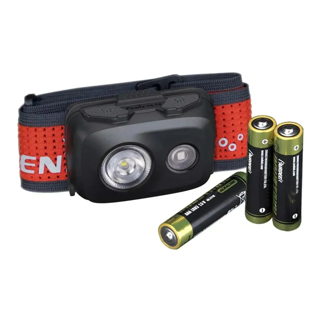 Fenix HL16 450 Lumens Headtorch - Black