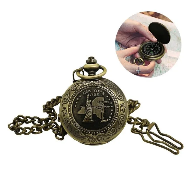 First-dibs sale Watch Compass Retro Pocket Responsive service