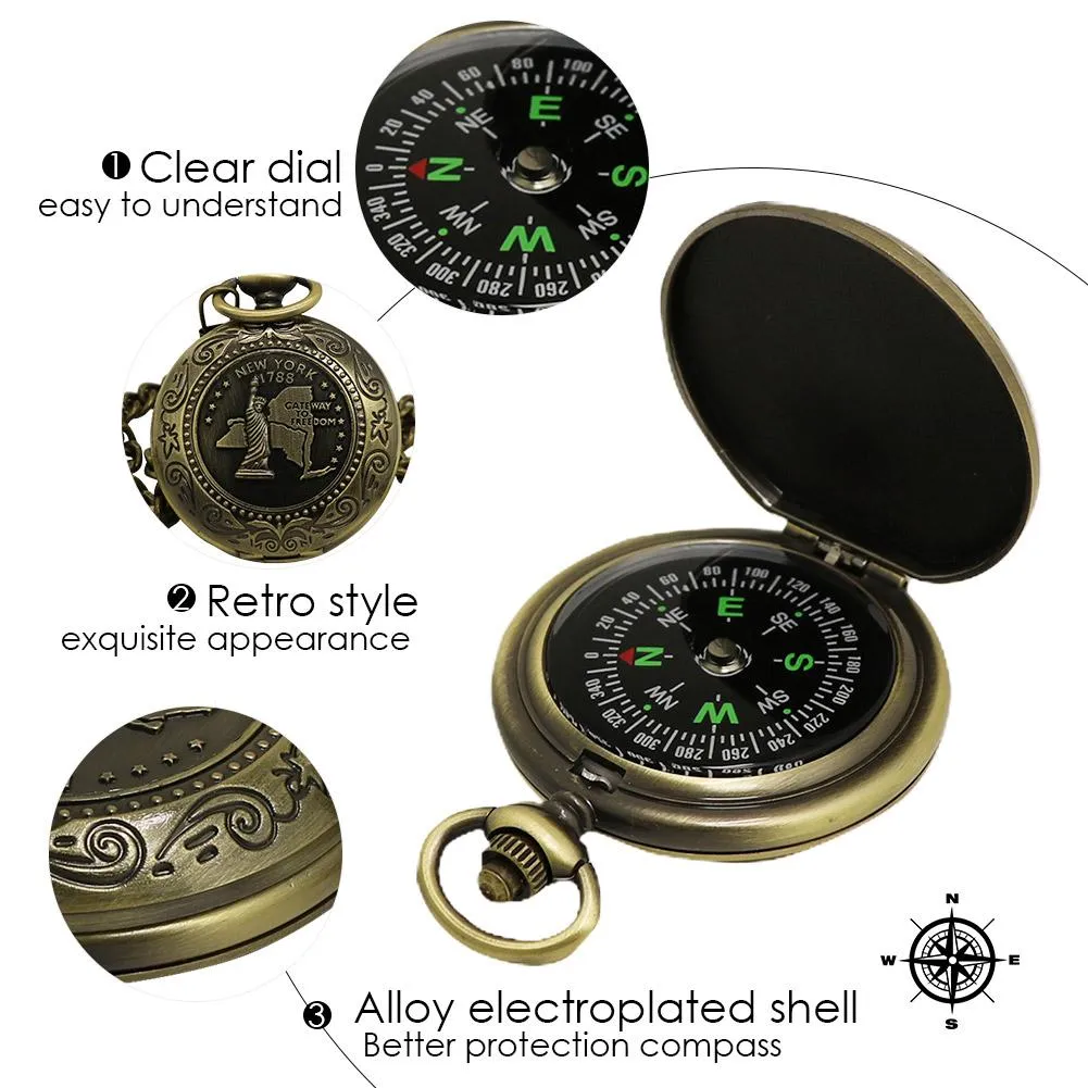 First-dibs sale Watch Compass Retro Pocket Responsive service