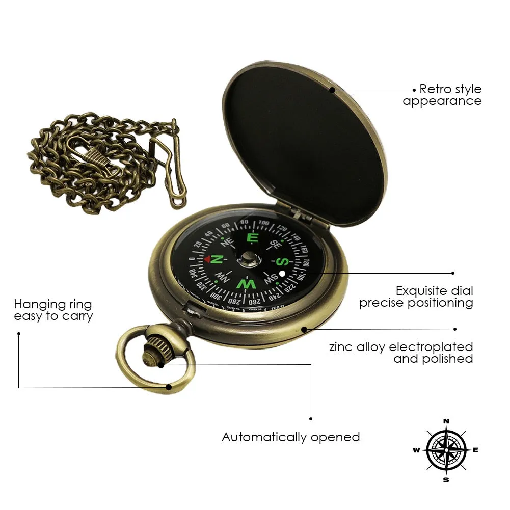 First-dibs sale Watch Compass Retro Pocket Responsive service