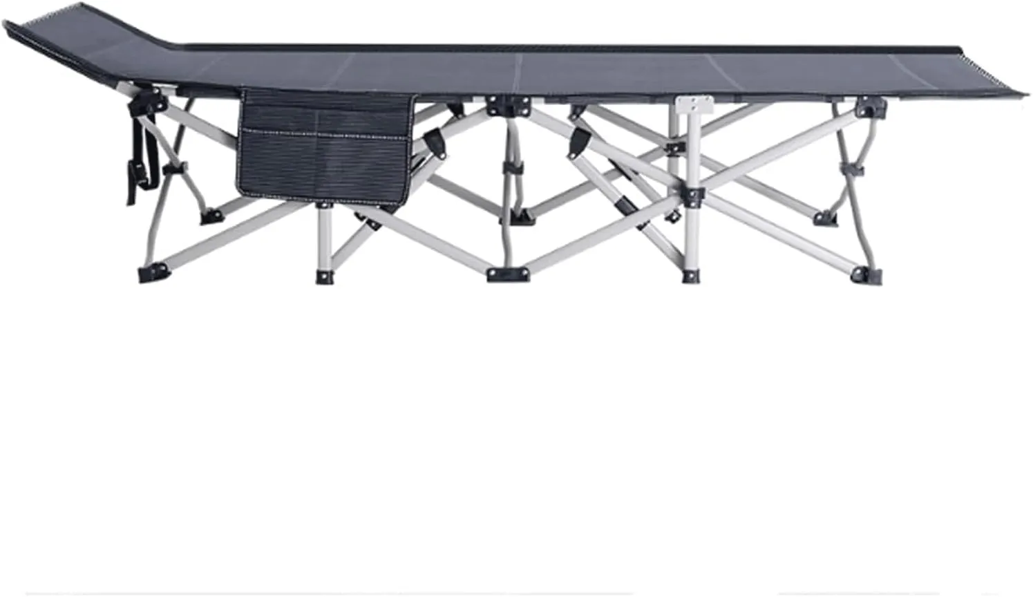 Folding Camping Cot Twill Oxford Cloth Camping Bed Lightweight Travel Camp Cots for Home,Office Nap and Outdoor Beach