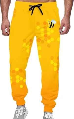 Forchrinse White Music Note Mens Cargo Pants Lightweight Athletic Hiking Sweatpants Outdoor Recreation Lounge Pants,S-5XL