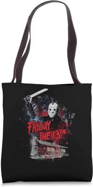 Friday the 13th Jason Cabin Tote Bag