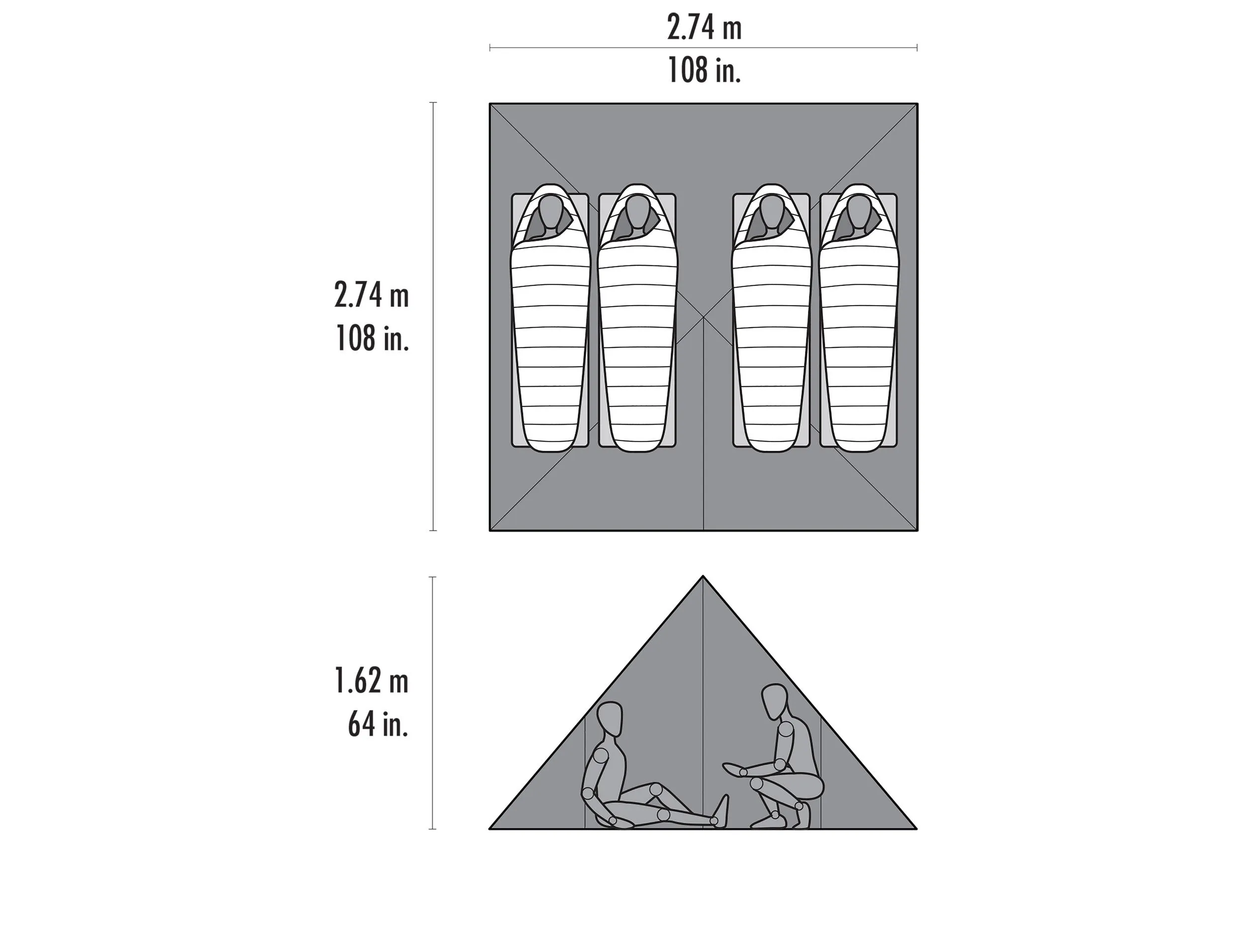 Front Range™ 4 Person Ultralight Tarp Shelter