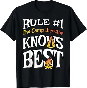 Funny Gift for Camp Director | Summer Camp Campsite Apparel T-Shirt