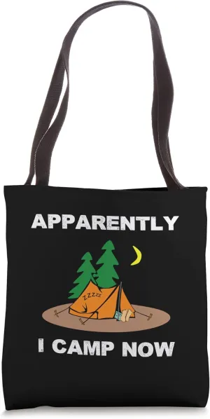 Funny Reluctant Camper Caravanner Holiday Makers DofE Award Tote Bag