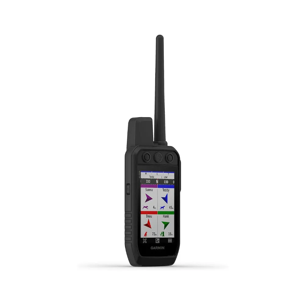 Garmin Alpha® 200 Plus Unisex Black Track And Train Up To 20 Dogs Sunlight Readable 3.5 Inch Color Touchscreen Display Rugged GPS Handheld - 010-04014-00