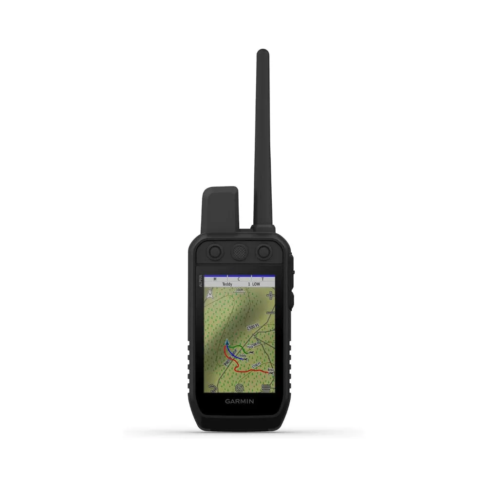 Garmin Alpha® 200 Plus Unisex Black Track And Train Up To 20 Dogs Sunlight Readable 3.5 Inch Color Touchscreen Display Rugged GPS Handheld - 010-04014-00