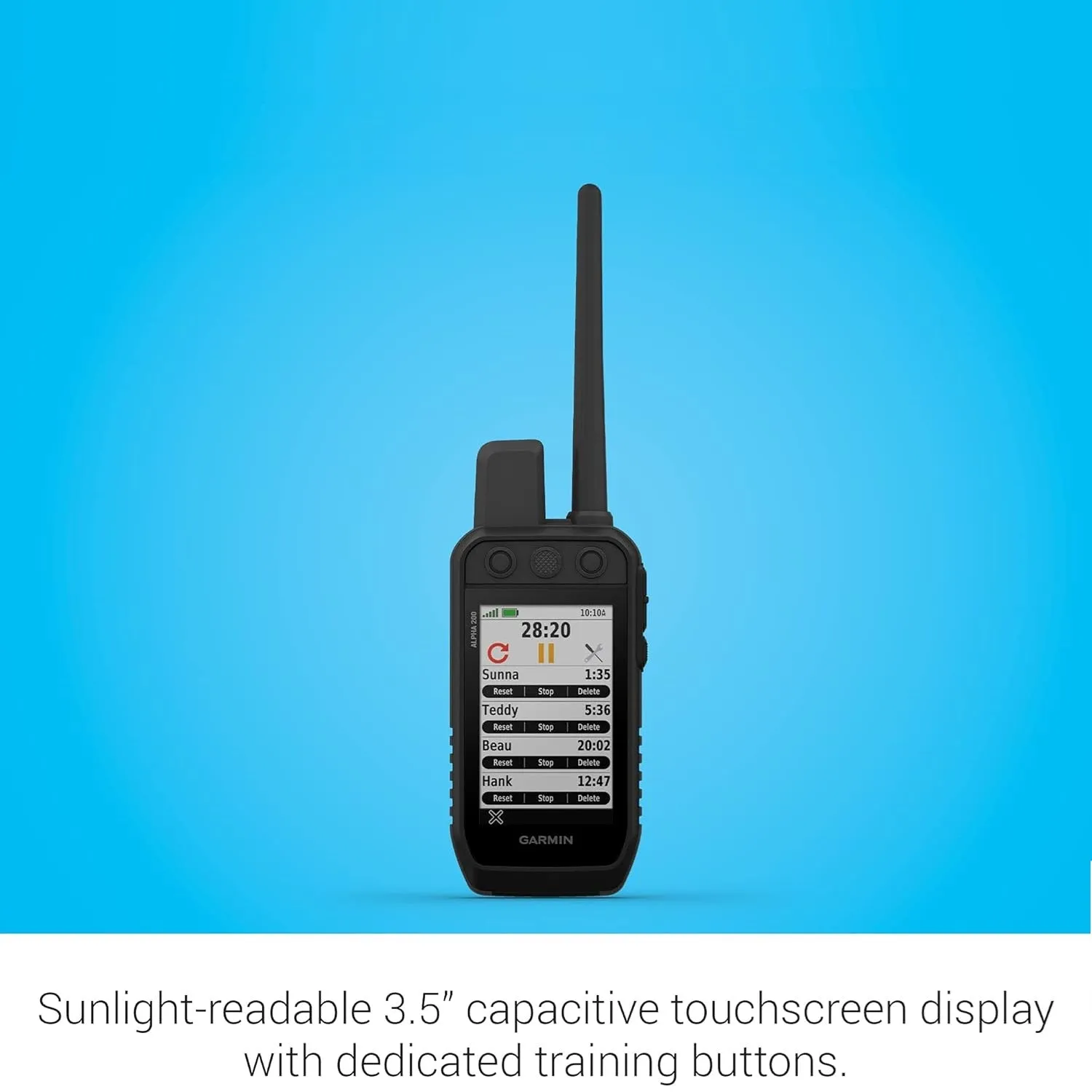 Garmin Alpha 200 Series Handheld Only | Dog Tracking and Training | Up to 20 Dogs