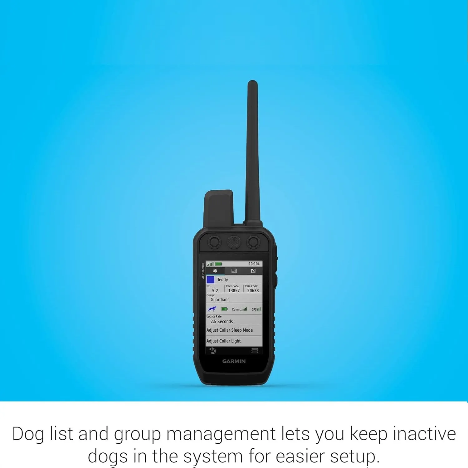 Garmin Alpha 200 Series Handheld Only | Dog Tracking and Training | Up to 20 Dogs