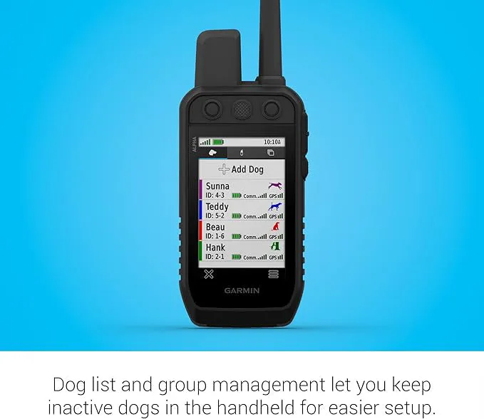 Garmin Alpha 300 Handheld Unisex Black Advanced Tracking And Training Handheld - 010-02807-50