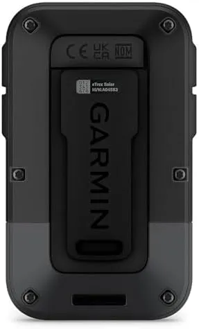 Garmin eTrex® Solar, GPS Handheld Navigator, Unlimited Battery Life, Water Resistant