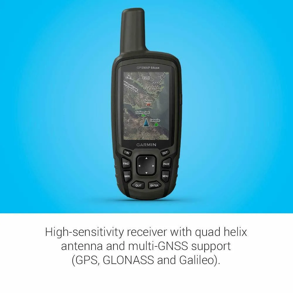 Garmin GPSMAP 64csx GPS Handheld unit 010-02258-20