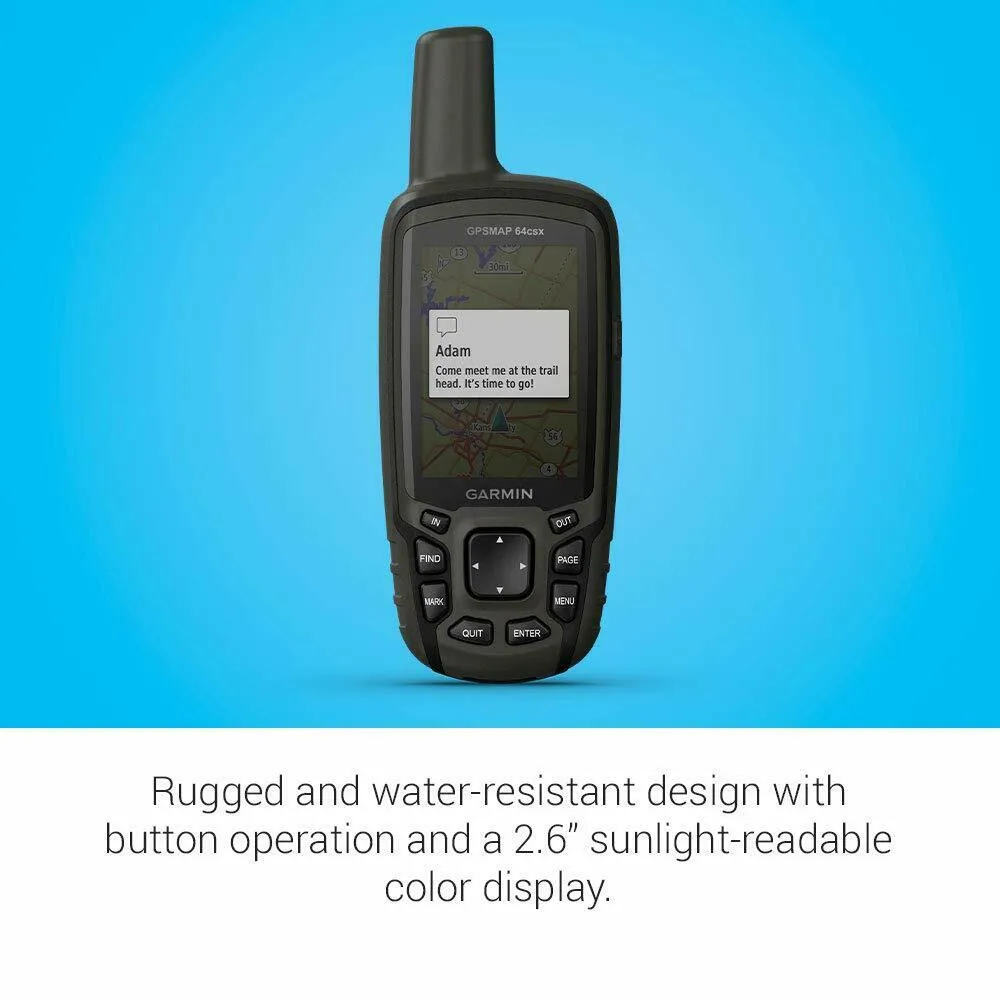 Garmin GPSMAP 64csx GPS Handheld unit 010-02258-20