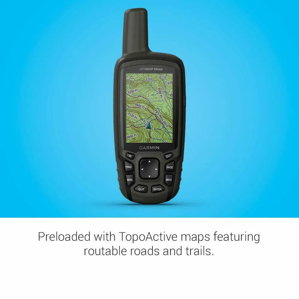 Garmin GPSMAP 64csx GPS Handheld unit 010-02258-20