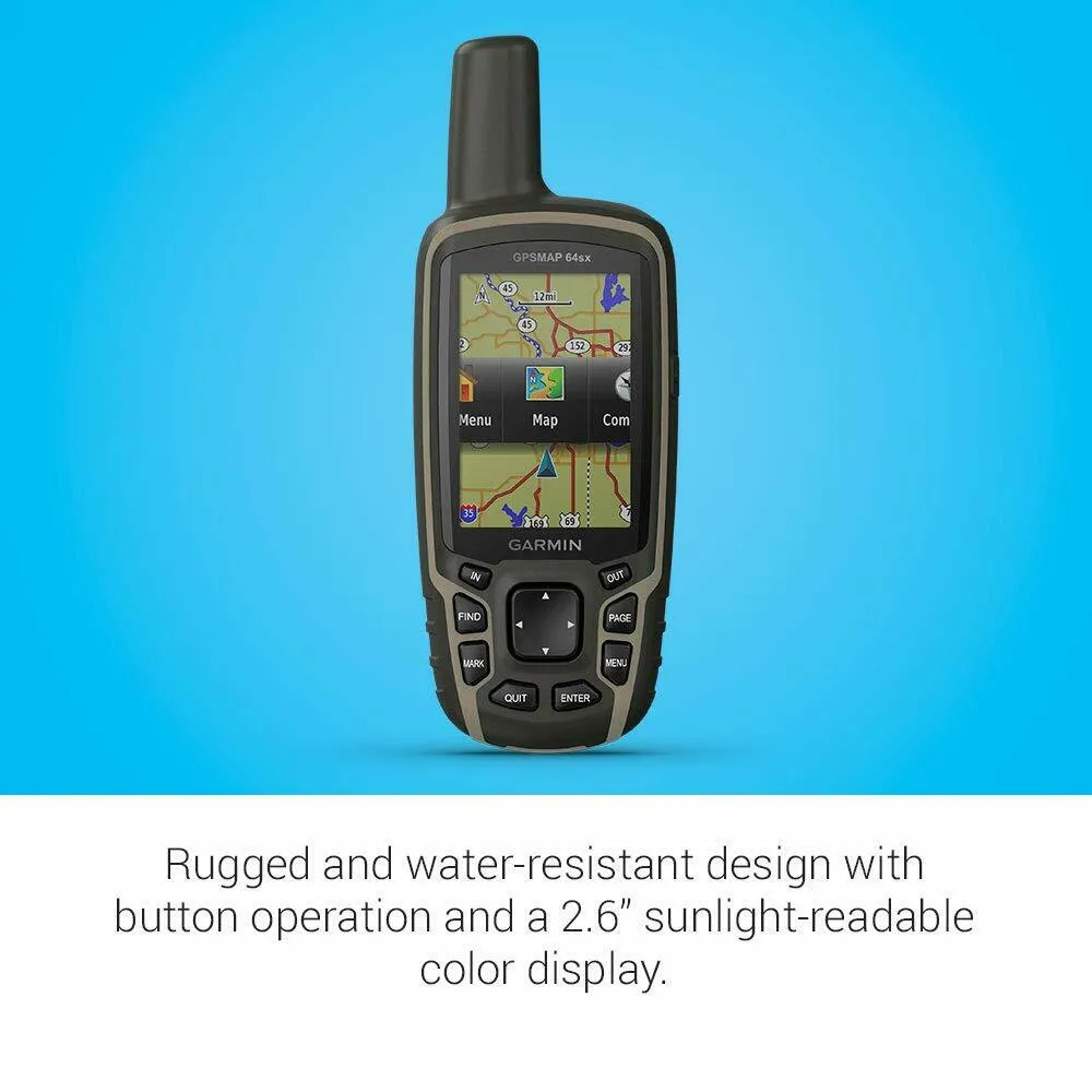 Garmin GPSMAP 64sx GPS Handheld unit 010-02258-10