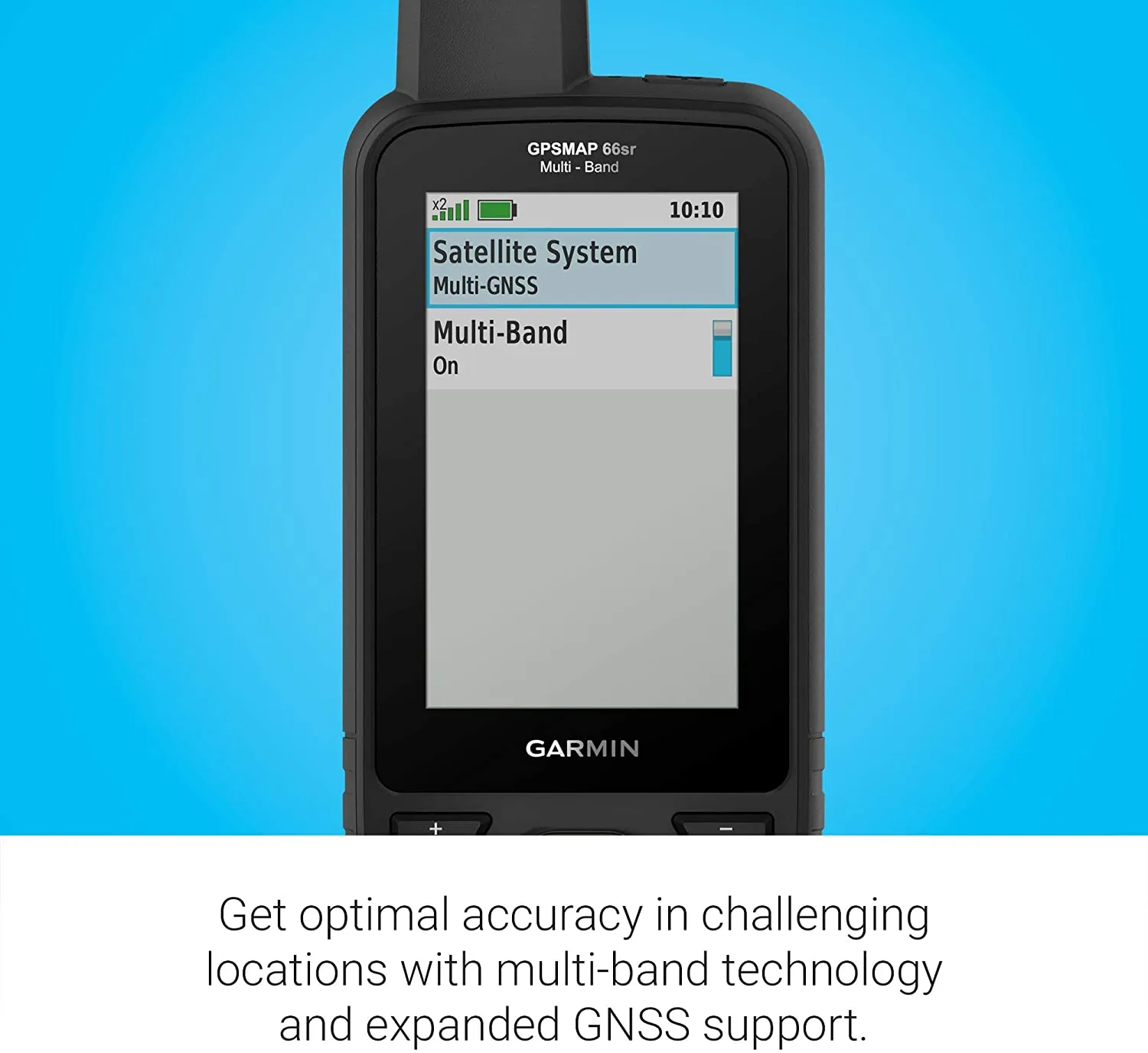 Garmin GPSMAP 66sr, Hiking Handheld with Expanded GNSS and Multi-Band TechnologyHandheld, 3" Color Display (010-02431-00)