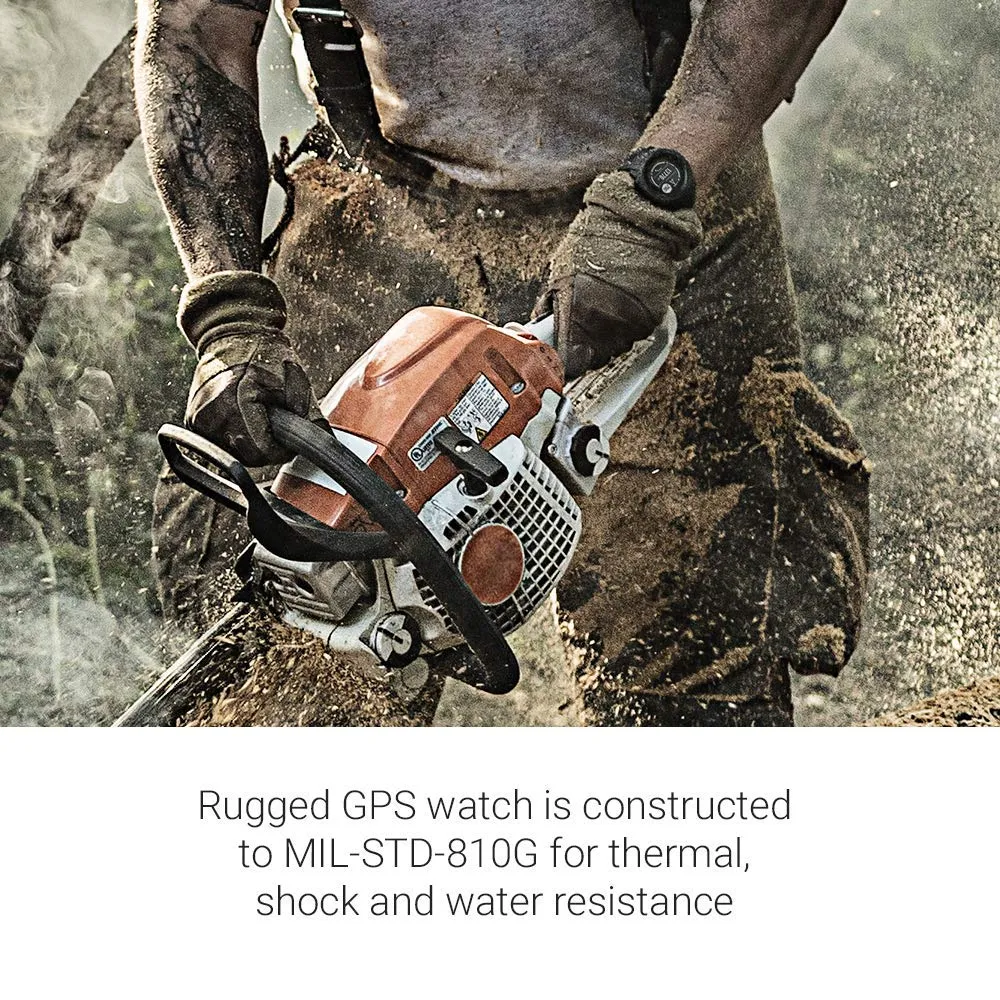 Garmin Instinct, Rugged Outdoor Watch with GPS, Features GLONASS and Galileo, Heart Rate Monitoring and 3-axis Compass