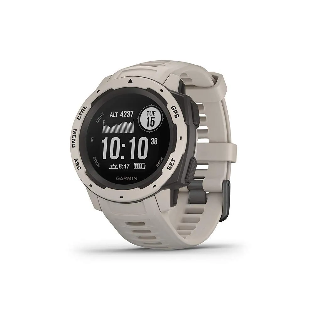 Garmin Instinct, Rugged Outdoor Watch with GPS, Features GLONASS and Galileo, Heart Rate Monitoring and 3-axis Compass
