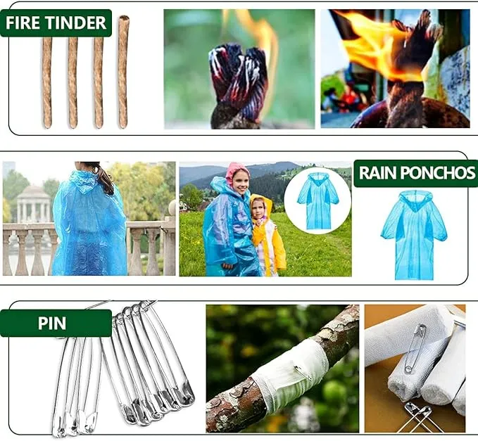 Gifts for Men Dad Husband Boyfriend Him, Survival Kits 33 in 1, Survival Gear and Equipment, Essentials Cool Gadgets for Camping Hiking Hunting Outdoor Adventure, Cool Birthday Ideas