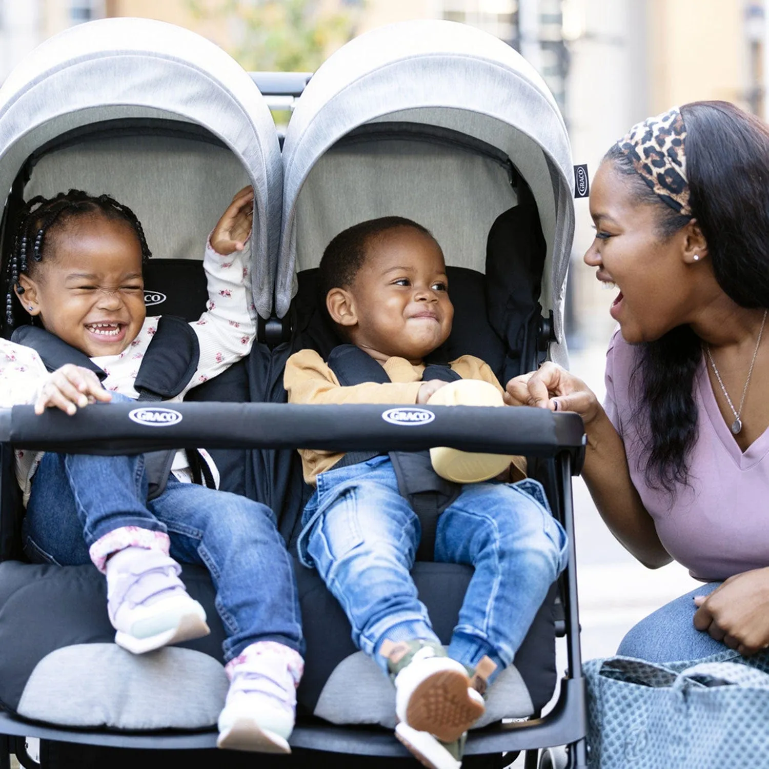 Graco Duo Rider Pushchair in Steeple Grey