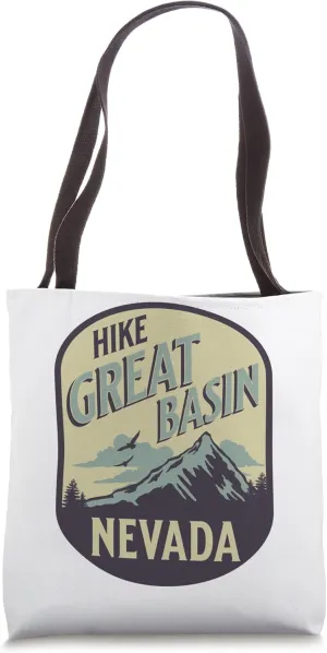 Great Basin Nevada Nature Hike Mountain Outdoors Tote Bag