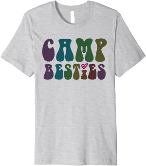 Groovy CAMP BESTIES Kids BFF In-Tents Group Fabulous Tribe Premium T-Shirt