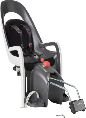 Hamax Caress Rear Child Bike Seat - Frame Mount, Ultra-Shock Absorbing, Adjustable to Fit Kids (Baby-Toddler) 9 mo-48.5lb.