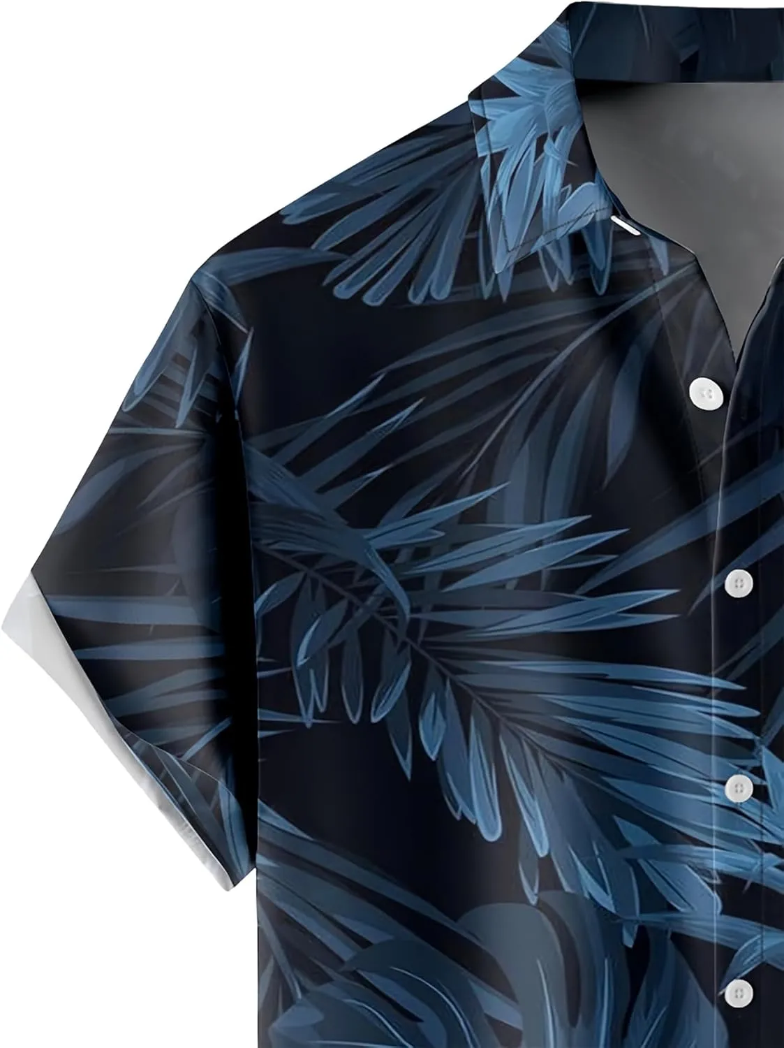 Hawaiian Shirts for Men Loose Short Sleeve Mens Beach Shirts Resort Casual Shirts