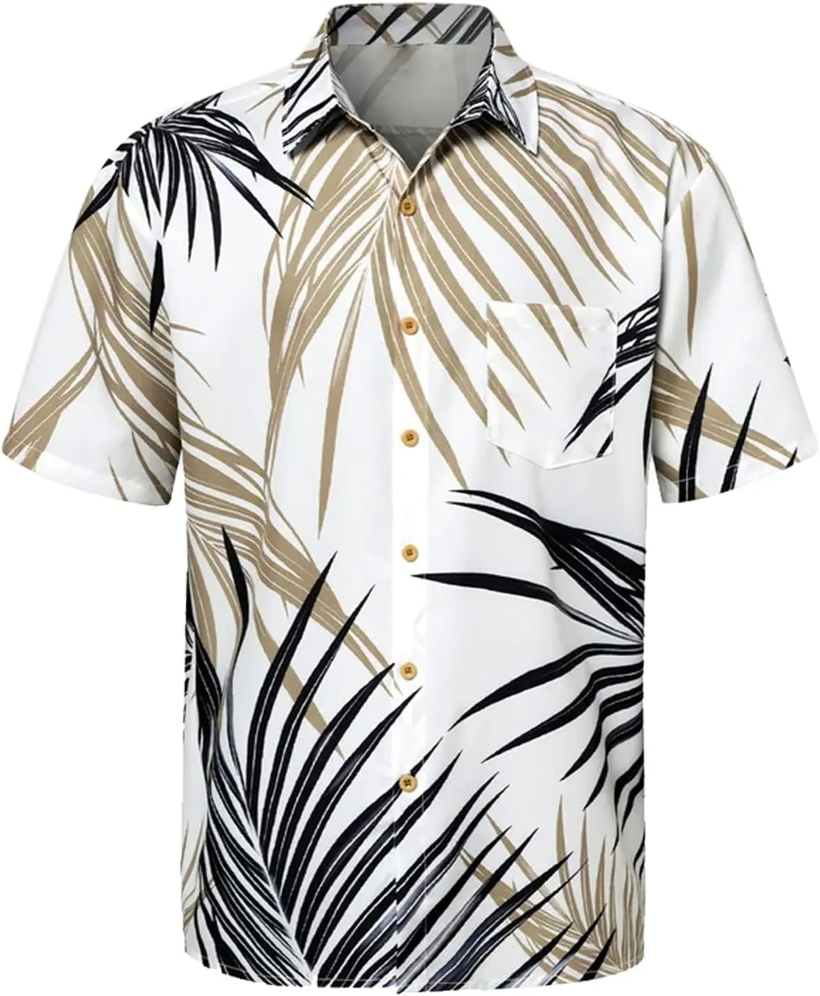 Hawaiian Shirts for Men Loose Short Sleeve Mens Beach Shirts Resort Casual Shirts